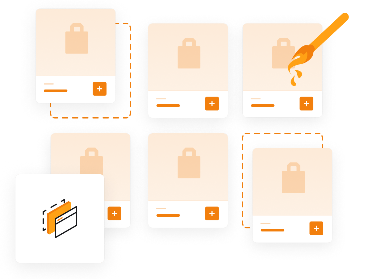 Site Builder -  Creating an impressive online store is effortless